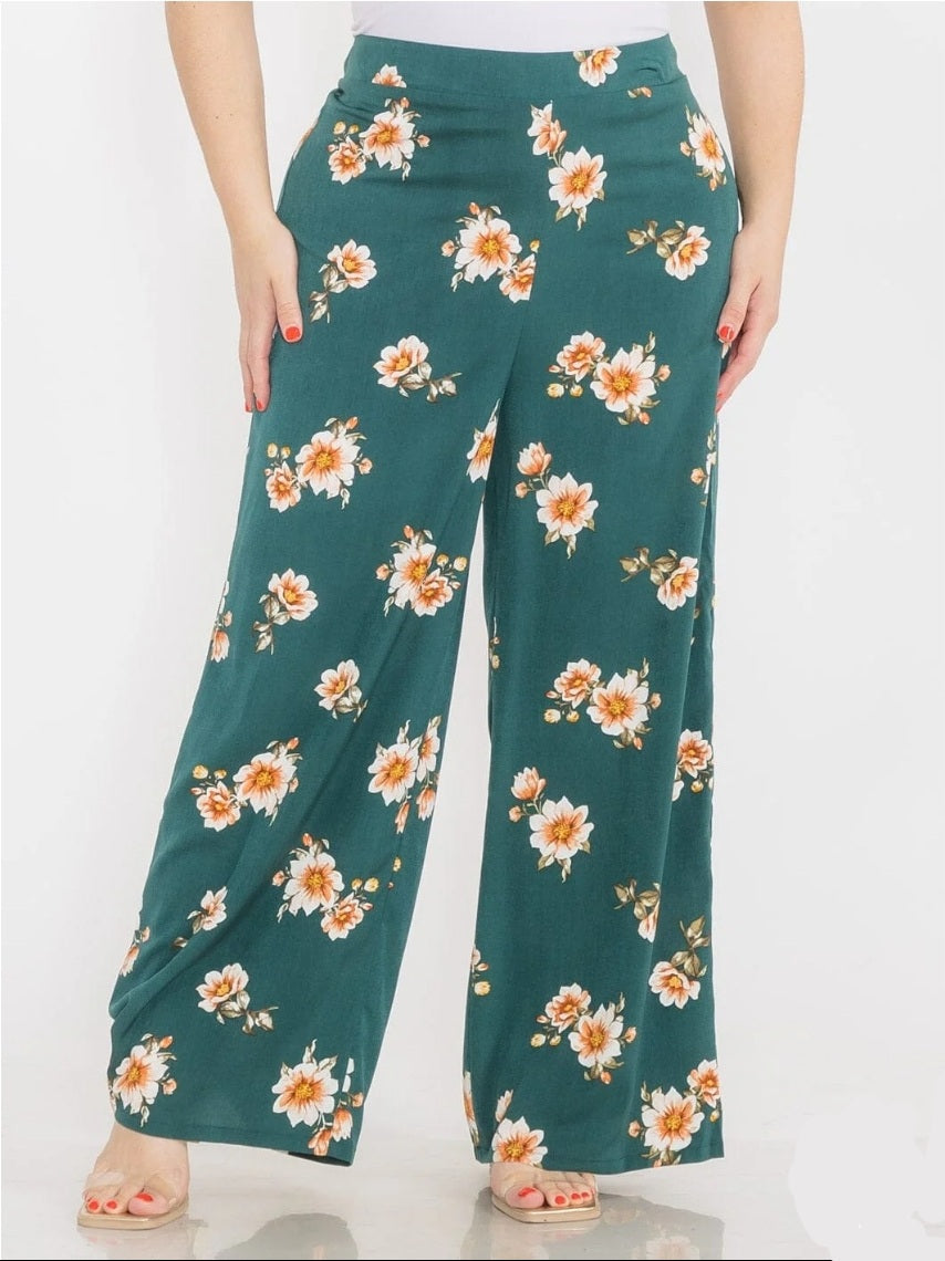 Floral Boho Pants